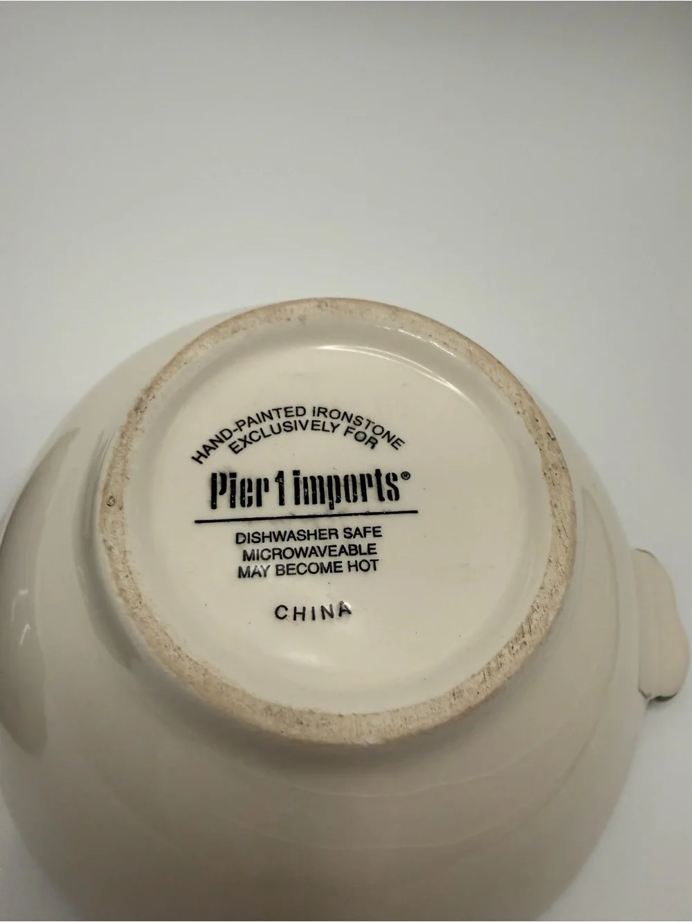 Pier 1 Hand Painted Ironstone Eggplant Onion Dipping Dishes Set of 2